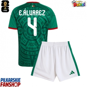 Koszulka piłkarska Meksyk Edson Alvarez #4 Strój Domowy dla dzieci MŚ 2026 tanio Krótki Rękaw (+ Krótkie spodenki)